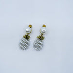 Rongho Design Baroque Vintage Pearl pineapple rings