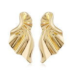 FLDZ  2018 New Fashion Curve Twisted Geometric Stud Earrings