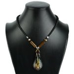 FLDZ Fashion Art Crystal Flower Pendant Necklace
