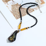 FLDZ Fashion Art Crystal Flower Pendant Necklace
