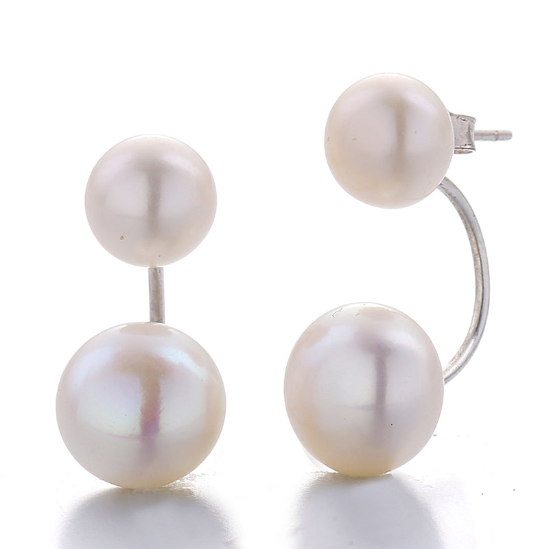 FLDZ Freshwater pearl stud earrings