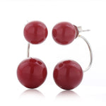 FLDZ Freshwater pearl stud earrings