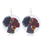 FLDZ 2019 classic retro girl oil painting earrings