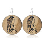 FLDZ 2019 classic retro girl oil painting earrings