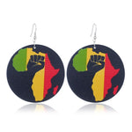 FLDZ 2019 classic retro girl oil painting earrings