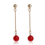 FLDZ 2019 Pearl Pendant Metal Drop Earring