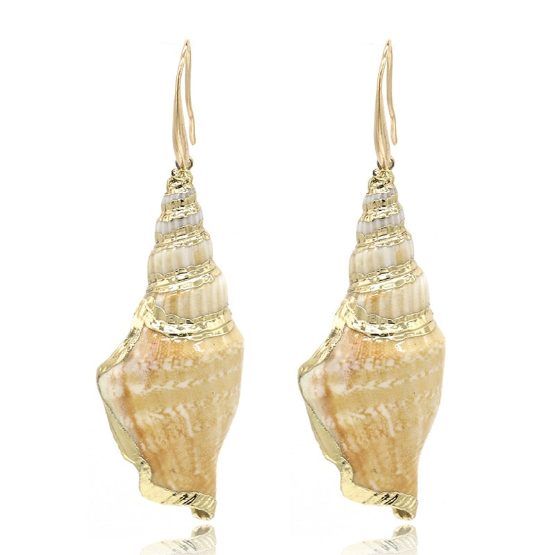 FLDZ Shell Pendant Earrings
