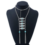 FLDZ New Design Retro Silver Necklace