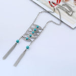 FLDZ New Design Retro Silver Necklace