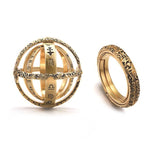 Creative Astronomical Sphere Ball Rings