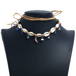 FLDZ 2019 Fashion Jewelry Shell Rope Necklace