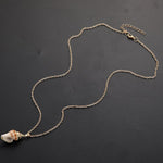 FLDZ Pendant Metal Gold Chain Necklace