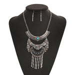 FLDZ Retro Silver Decoration Necklace