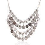 FLDZ Retro Silver Decoration Necklace