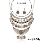 FLDZ Retro Silver Decoration Necklace
