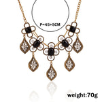 FLDZ Retro Silver Decoration Necklace
