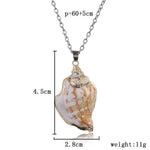 FLDZ Summer Fashion Jewelry Shell Rope Necklace