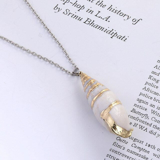 FLDZ Summer Fashion Jewelry Shell Rope Necklace