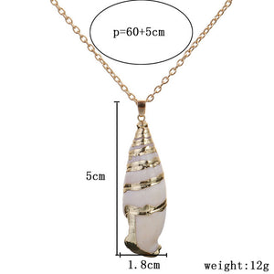 FLDZ Summer Fashion Jewelry Shell Rope Necklace