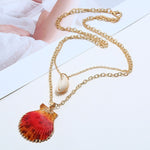 FLDZ Summer Fashion Jewelry Shell Rope Necklace