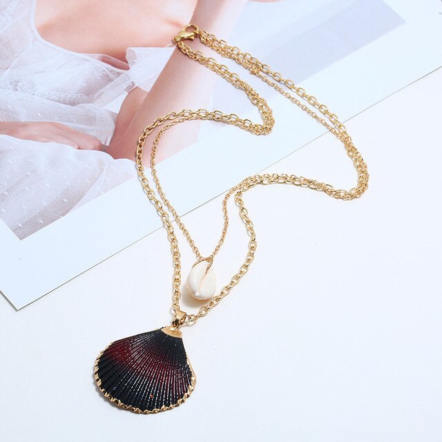 FLDZ Summer Fashion Jewelry Shell Rope Necklace