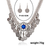 FLDZ Retro Gold Crystal decoration Necklace
