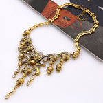FLDZ New Design Retro Silver Necklace