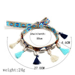 FLDZ New Shell Pendant Metal Rope Necklace