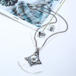 FLDZ Micro-inlaid rhinestone flower decoration Jewelry