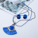 FLDZ Micro-inlaid rhinestone flower decoration Jewelry