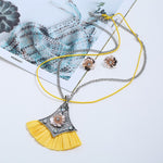 FLDZ Micro-inlaid rhinestone flower decoration Jewelry