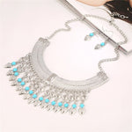 FLDZ Brand New Design Female Retro Silver Necklace