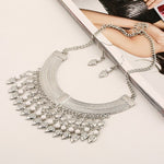 FLDZ Brand New Design Female Retro Silver Necklace