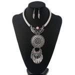 FLDZ Brand New Design Female Retro Silver Necklace