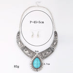 FLDZ Brand New Design Female Retro Silver Necklace