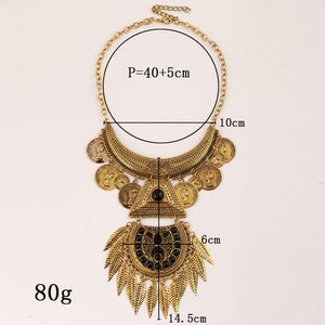 FLDZ New Retro Gold Four-leaf clover Necklace