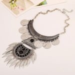 FLDZ Retro Gold Decoration Necklace