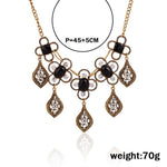 FLDZ Retro Gold Decoration Necklace