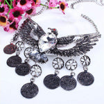 FLDZ Retro Silver Necklace For Women Fashion Jewelry