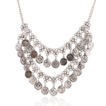 FLDZ Retro Silver Necklace For Women Fashion Jewelry