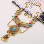 FLDZ Retro Silver butterfly Shape Decoration Necklace