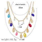 FLDZ Pendant Metal Gold Chain Necklace