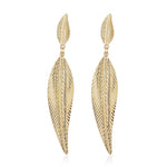 FLDZ 2018 New Leaf Hanging Stud Earrings