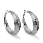 FLDZ 2019 New Fashion Metal Hollowed Round Drop Earrings