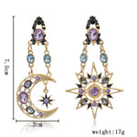 FLDZ 2019 New Fashion Metal Hollowed Round Drop Earrings