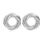 FLDZ 2019 New Fashion Metal Hollowed Round Drop Earrings