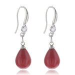 FLDZ New pearl pendant ear hook earrings