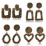FLDZ  New antique alloy earrings