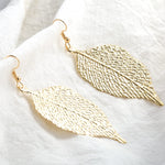 FLDZ Metallic drop earrings