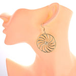 FLDZ Metallic drop earrings